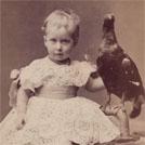 Princess Maud with stuffed bird